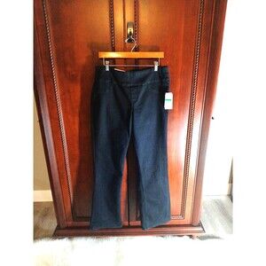 S & Co. Women's Size L Modern Pull-On Boot Cut/Flare Leg Black Jeans